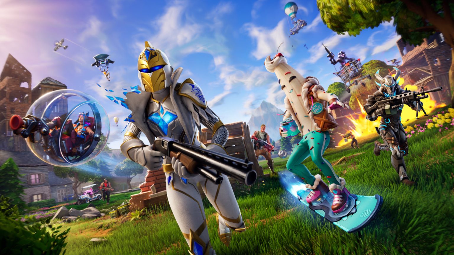 Download Fortnite IPA MOD v7.40.2 (Unlocked All Skins) iOS