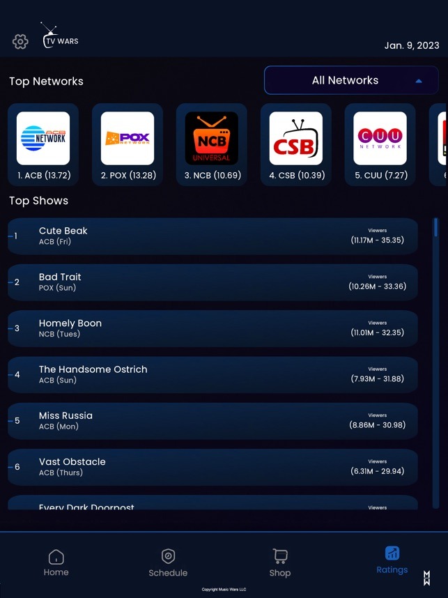 TV Wars Primetime Simulator-ipa