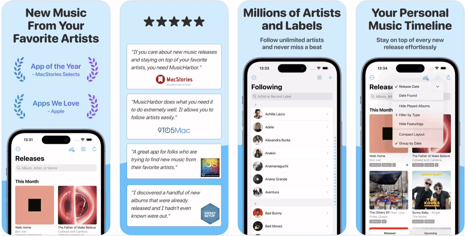 MusicHarbor – Track New Music