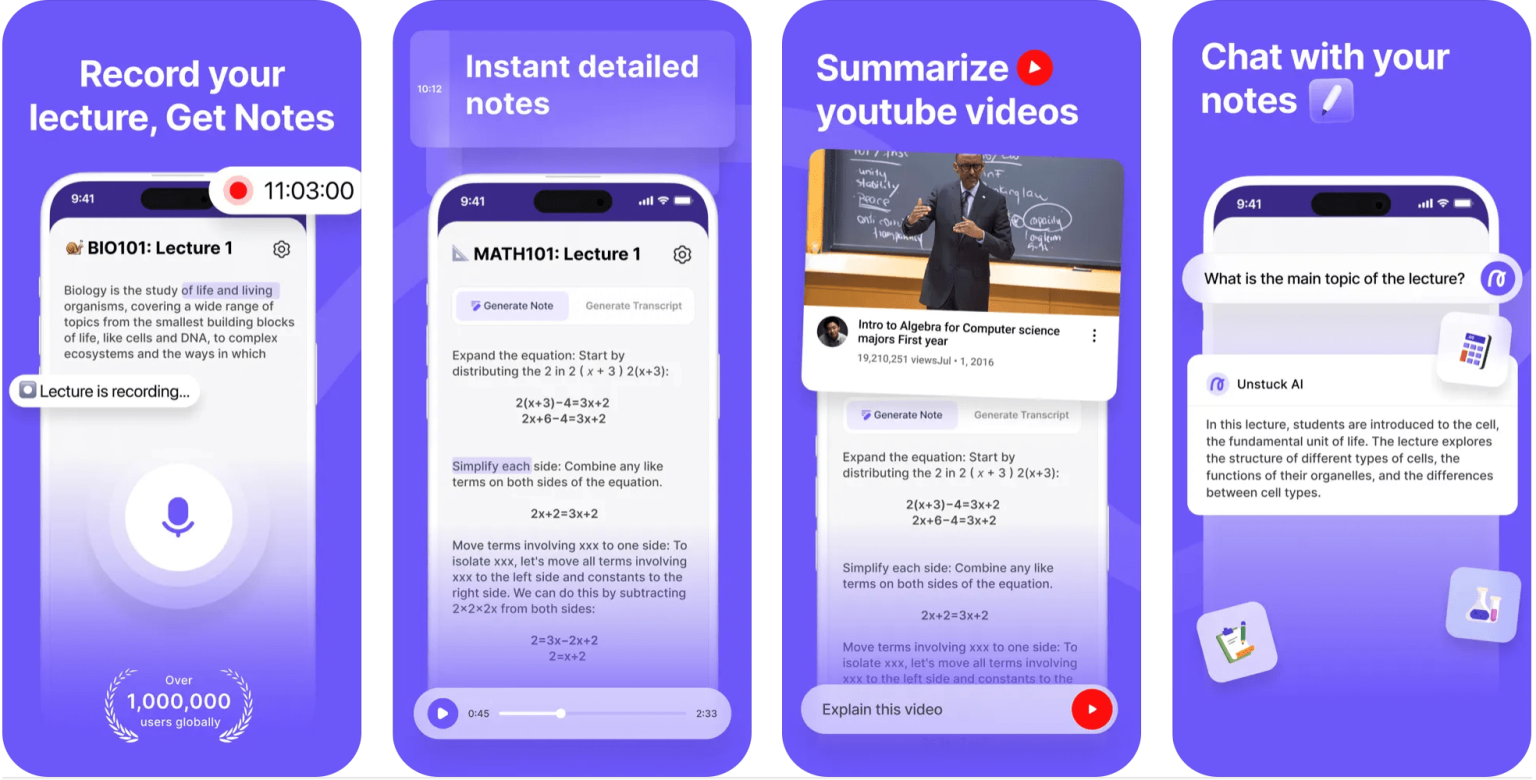 Unstuck AI Note Taker